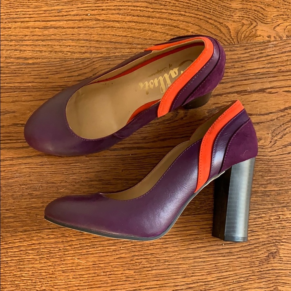 Callisto block heel pump sz6